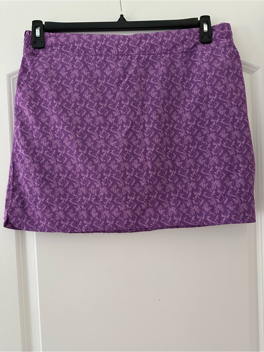 ZeroXposur Purple Floral-Print Skort